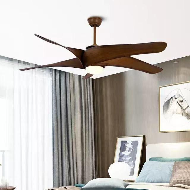 Ceiling Fan Antique Three ABS Blades LED Lighting Remote Fans Ceiling Light