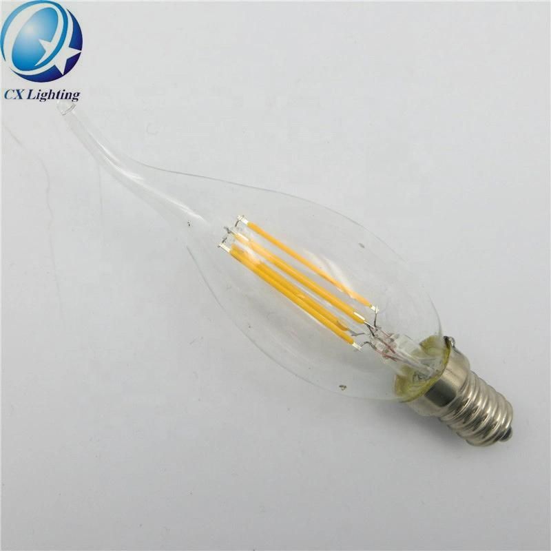 LED Candle Filament Lamp 4W Dimmable C35 LED Light Bulb