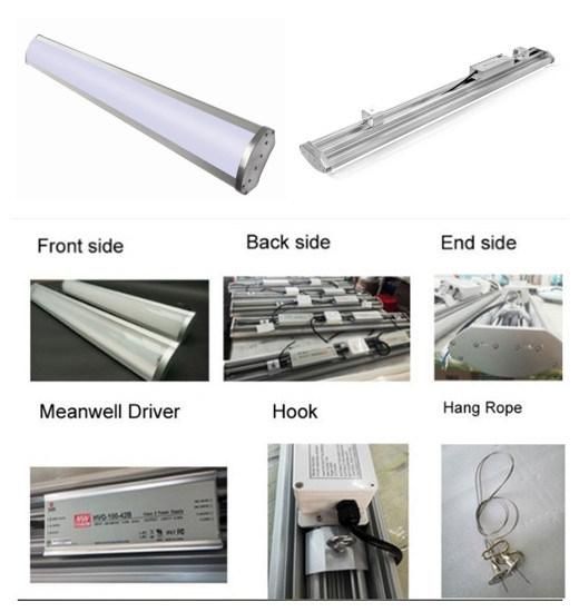 130lm/W Indoor Industrial Lighting Warehouse Low Bay LED Linear Light 200W 150W