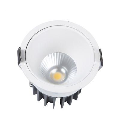 Adjustable Beam High Power Recessed COB 12W Dimmable Ceiling LED Down Light