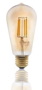 Amber St58 LED Filament Bulb
