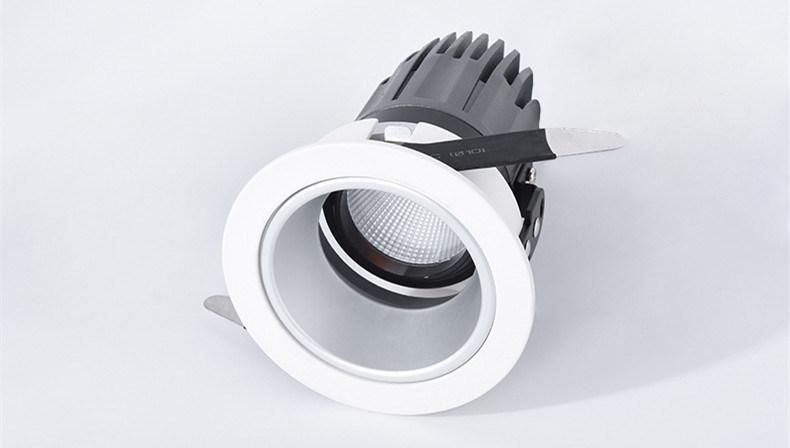12W Recessed Round Square Spotlight Downlight for Hotel Project Lighting