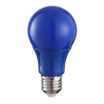 The LED Color Light Bulbs A55 A60 5W Decorate Lava Lamp 220V E27 E26 E22 3W Yellow Blue Red Green Color
