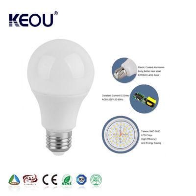 A60 7W 9W 12W High Efficacy LED Energy Saving Bulb Light