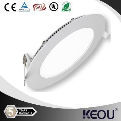 China Manufacturer 9W 110/120/ 230/240volt Round LED Panel Light