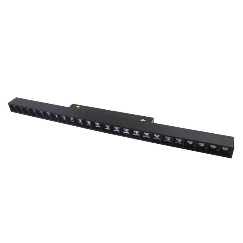 DC48V Dali Dimmable 0-10V Dimming Magnetic Track Light System Spot Lights Track Rail Grille COB 45W Spotlight