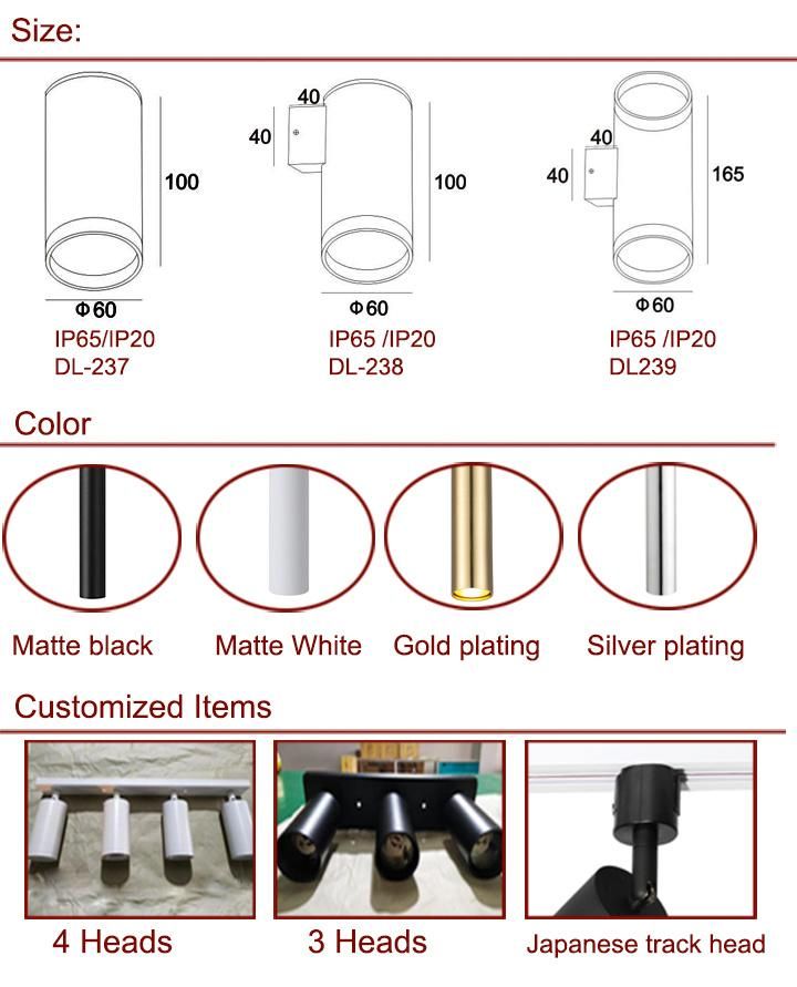 3 Years Warranty IP65 LED Outdoor 3W 5W 8W LED Wall Lighting and up and Down Wall Light Wall Lamp