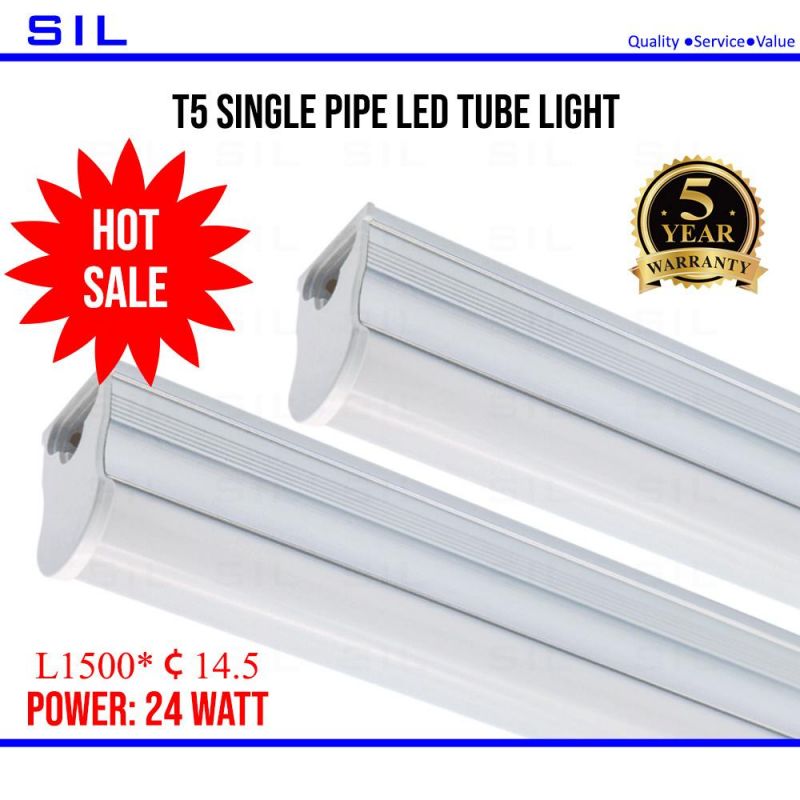 Hot Sale High Quality 24W 1500mm T5 T8 LED Fluorescent Lighting LED Tube Light