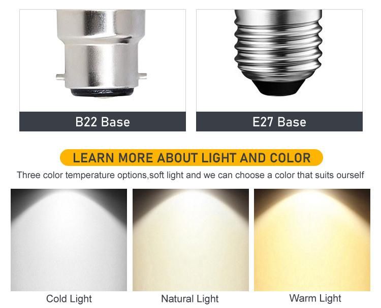 High Quality SKD LED Filament Bulb 4W 6W 8W A60 Wide Beam Angle LED Light for Home Decoration