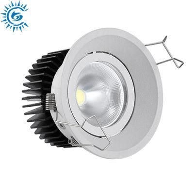 3W 5W 7W 12W 24W 3000K 4000K 6000K Warm White Aluminum Fixed Anti-Glare LED Recessed Downlight Spot Light