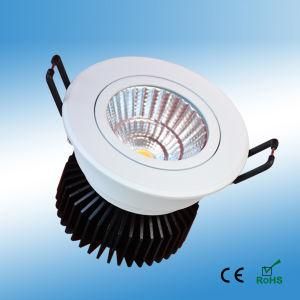7W Dimmable COB LED Down Light with 3 Years Warranty