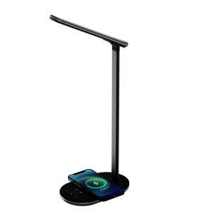 Wireless Charging Rechargeable Modern LED Desk Lamp with Charger USB Wireless Table Light