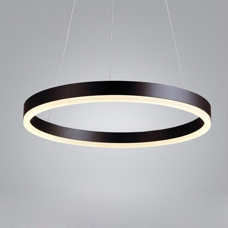 Wholesale Ring LED Acrylic Pendant Lamp Postmodern Lighting Fixture