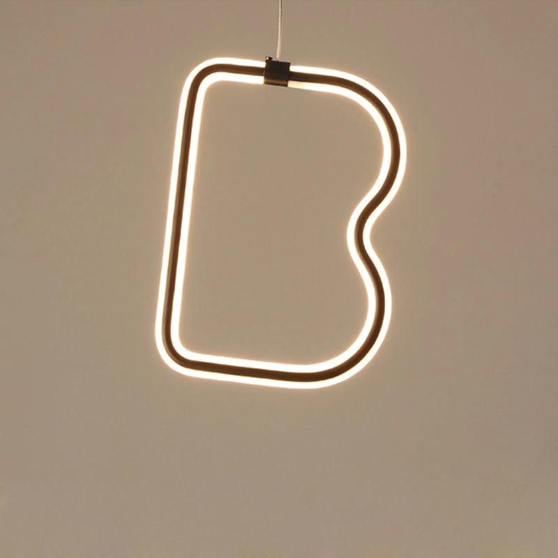 B-Shape Lighting Minimalist Children Room Chandelier LED Pendant Lamp