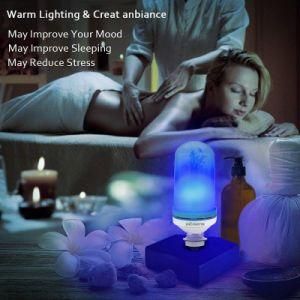 4 Working Modes Blue/Warm Fire Flame Dancing Lamp LED Bulb Light