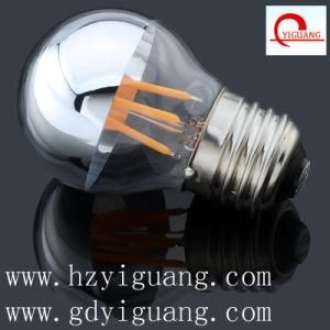 Top Silver Shadow G45 LED Filament Light Bulb