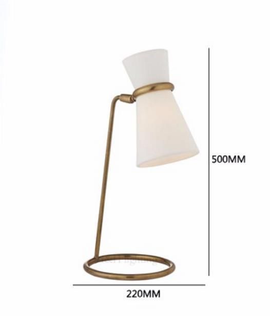Bing Vision Postmodern Desktop Decoration White Table Lamp (WH-MTB-197)
