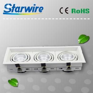 24W/ 27W LED Grill Downlight in CE and RoHS