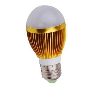 3W High Power LED Bulb Lamp with Golden Cover