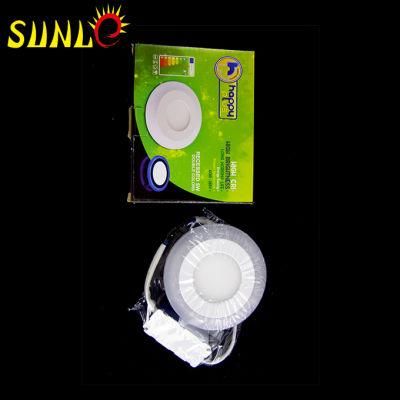 3+2W Dimmable LED Panel Round RGB LED Panel