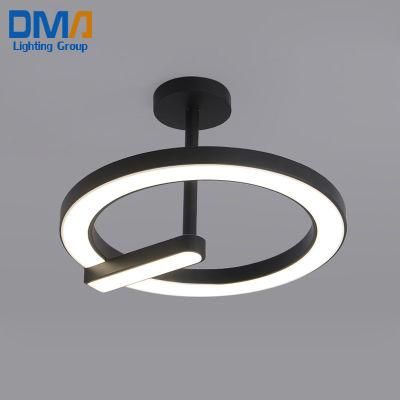 Zhongshan Factory High Wattage 40W LED for Restaurant Fancy Ceiling Semi Flush Light