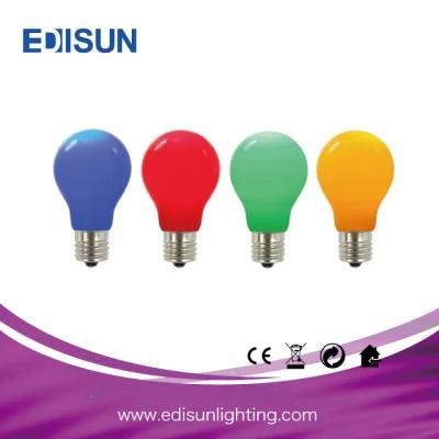 Energy Saving Lamps Colorful LED A60 Bulb Light for Christmas