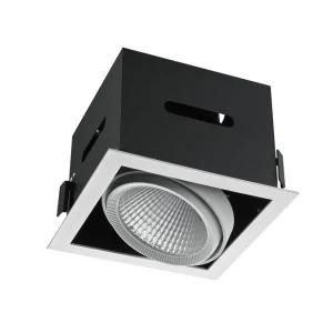 LED Grille Light 43W High CRI Recessed Square LED Light Black White COB Spot Light LED Spotlight D3-7001