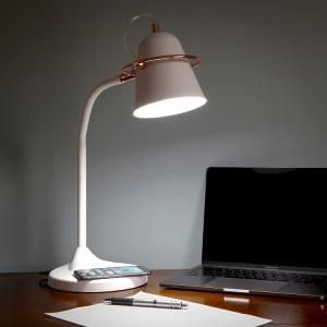 Best Selling Qi Wireless Charging USB LED Table Lamp Modern Desk Light Lamp