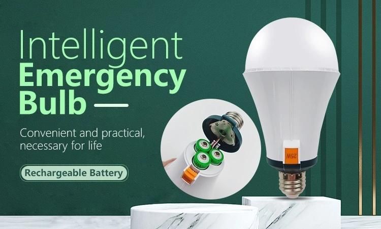 China Manufacturer 25W E27 Emergency Rechargeable LED Emergency Bulb Lamp with CE RoHS