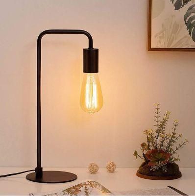 Nordic Modern Minimalist Iron Learning Reading Lamp Bedroom Table Lamp