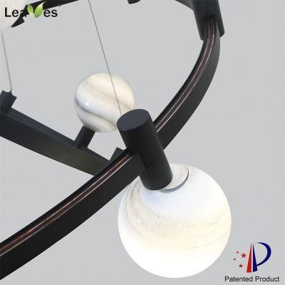 Chandelier LED 36W 3000K or 6000K Home Hotel Modern Ceiling Black Golden Indoor DIY Light Designer Decoration Pendant Lamp