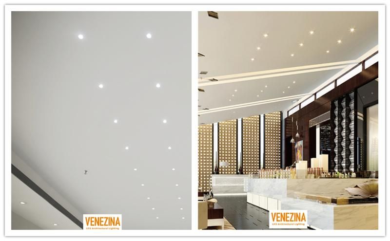 6W Indoor Ceiling LED Recessed Can/Spot Down Lights for Museum/Salon/Club/Retail Store/Art Gallery