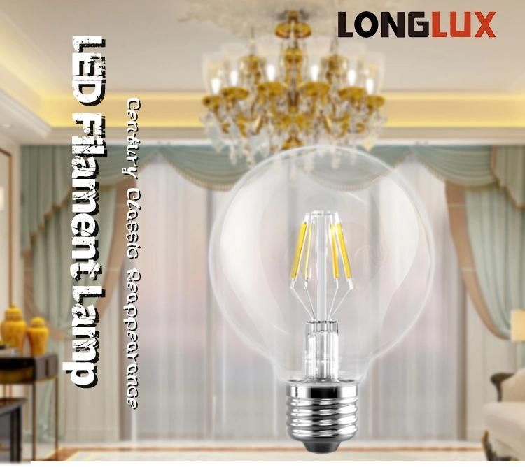 G95 4W LED Filament Bulb Lights with Ce E27
