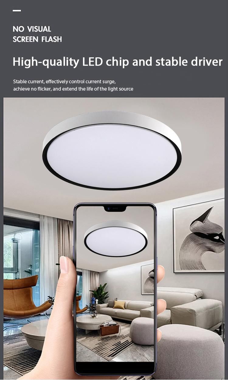 Super Slim Design Metalwatt Semi Ceiling Light