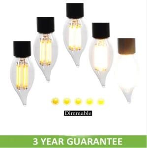 Hot Products UL Listed Dimmable Candle Filament LED Bulb
