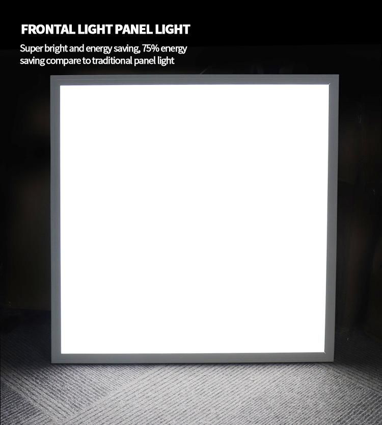 Guangzhou Ce RoHS Saso White Frame SMD LED Slim Flat Panel Lighting 600X600 LED Ceiling Light 40W