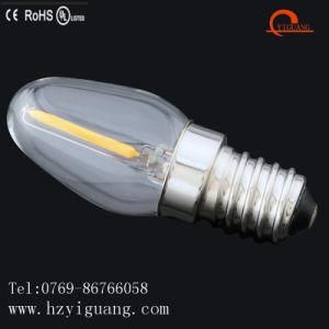 Hot Sale C7-1s E12s LED Filament Bulb with UL
