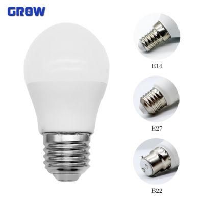 G45 6W E27 B22 E14 LED Light Bulb with New EMC New ERP LED Global Bulb for Interior Lighting