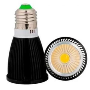 Black 7W E27 COB 3000k 110V LED Spotlight