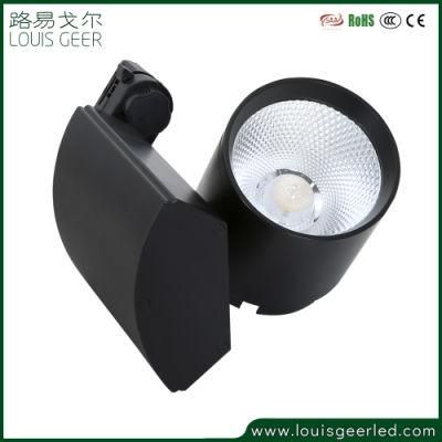 Focus Lamp Retail Spot Lighting Fixtures Surface Mounted Spotlights Linear Magnetic Rail COB LED Track Light