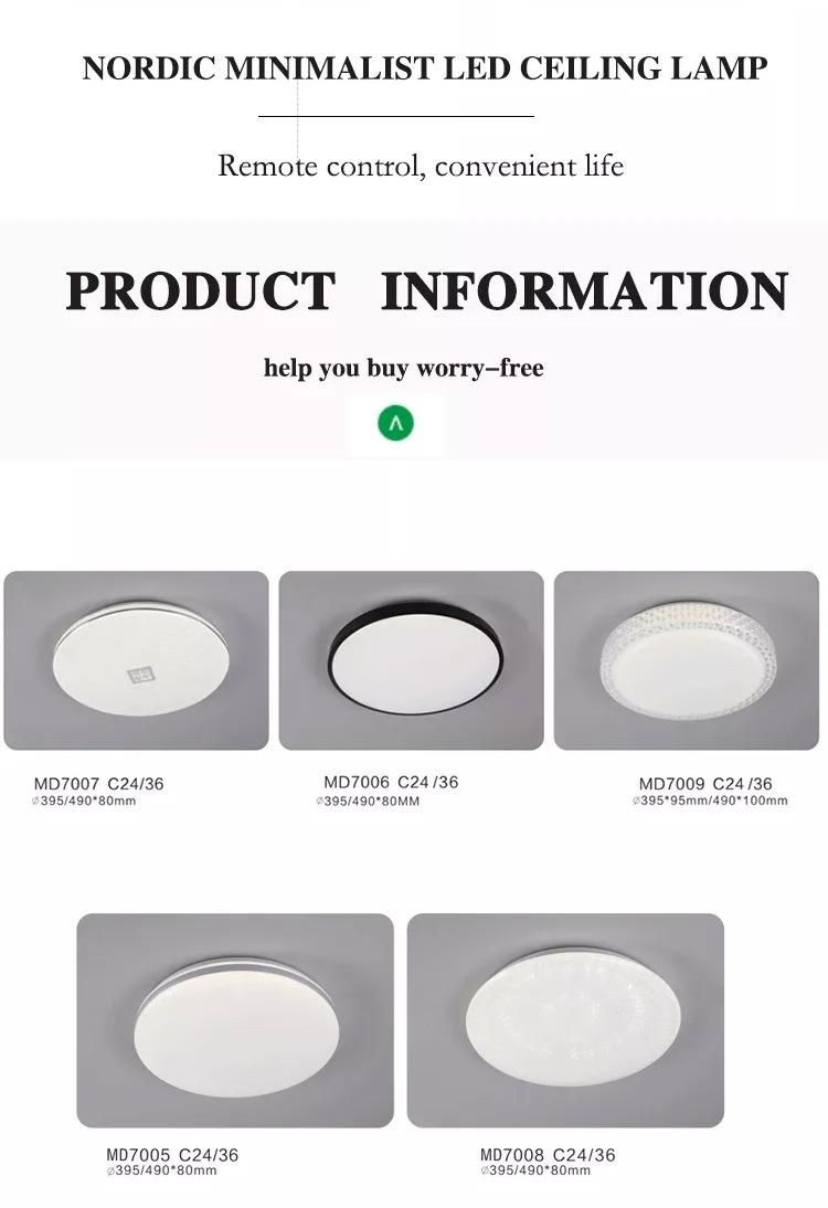 Modern Simple Hot Sell 2.4G Control LED Kava Ceiling Lights