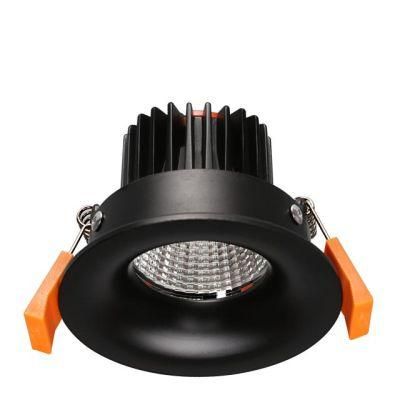 Black Color LED Downlight Fitting Recessed Plus X Series COB LED Module