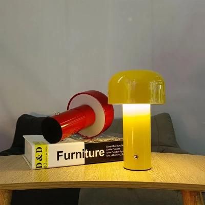 Modern Minimalist Mushroom Light Indoor Bedside Touch Dimming LED Table Lamp