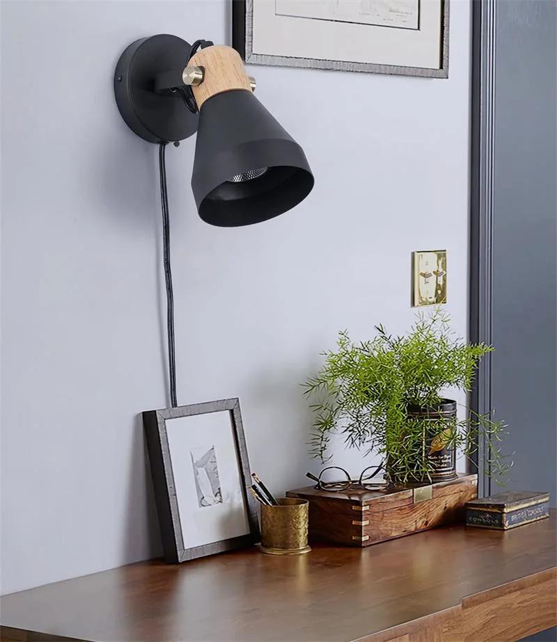 Modern Minimalist Decorative Lighting Living Room Bedroom Swivel Wall Lamp