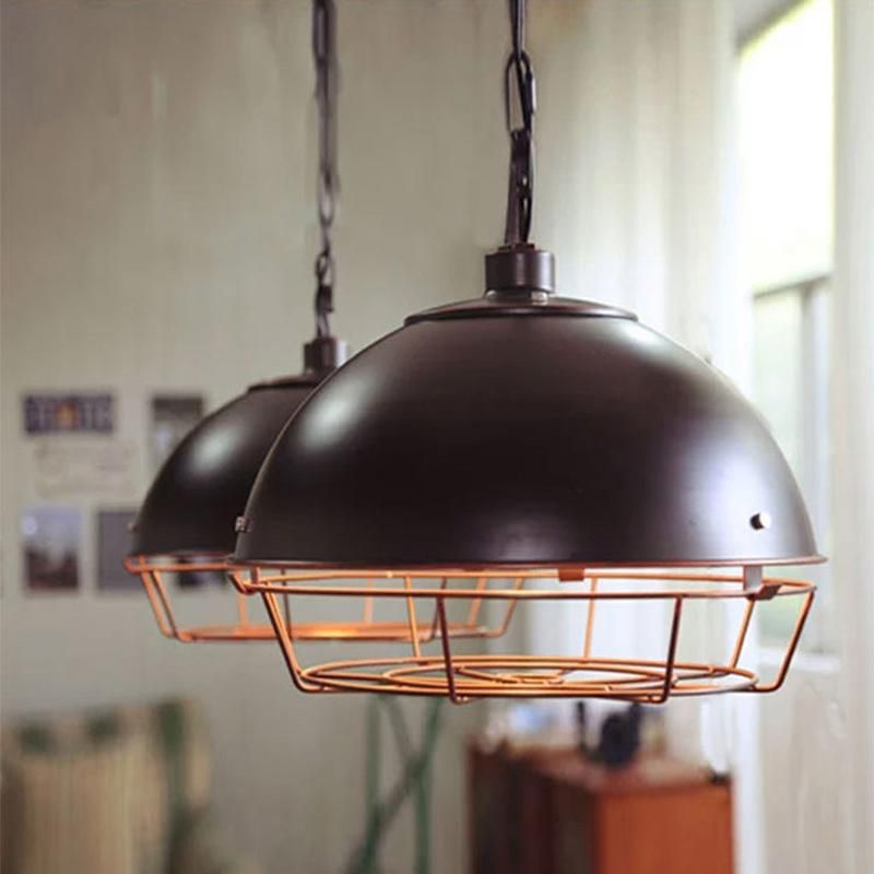 Berkley Modern Aluminum Shade Black / Gold Indoor Lighting Pendant Lamp