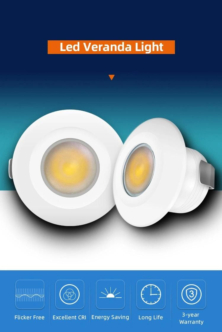 Recessed LED Spotlight 3W COB LED Light Spot Light Downlight 301