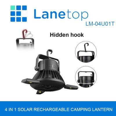 Multi-Use Solar Lantern with Fan Rechargeable Camping Lantern