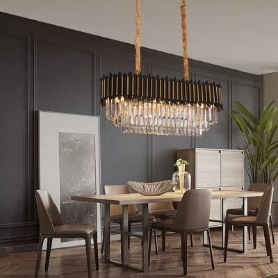 Dafangzhou 192W Light China Oyster Chandelier Manufacturer Chandelier with Fan Amber Frame Color Lighting Chandelier Applied in Conference Room