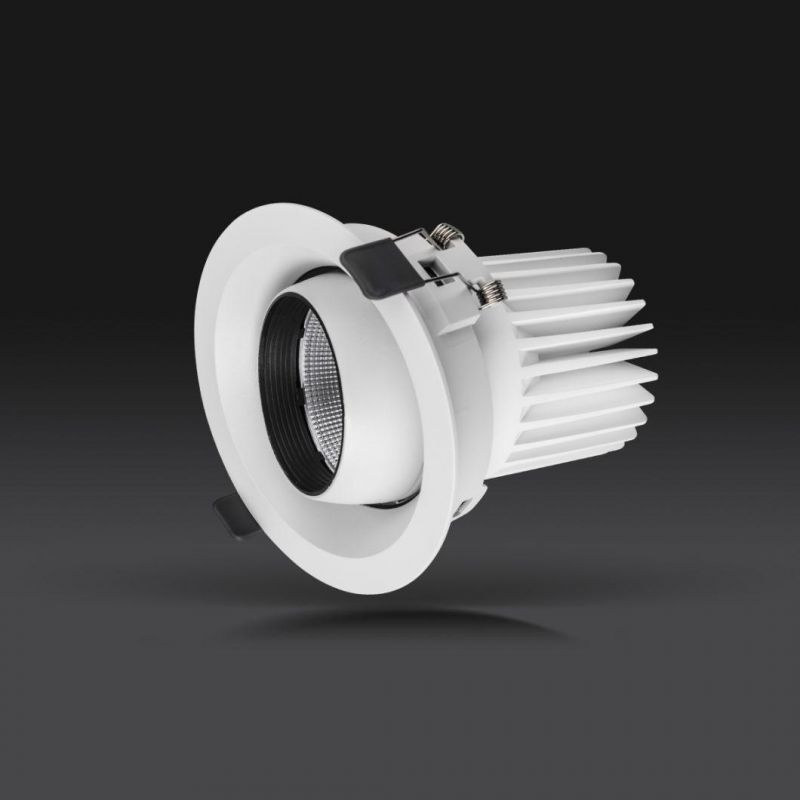 High Power Deep Anti-Glaring COB Down Light Adjustable LED Downlight Ceiling Recessed Spot Lights