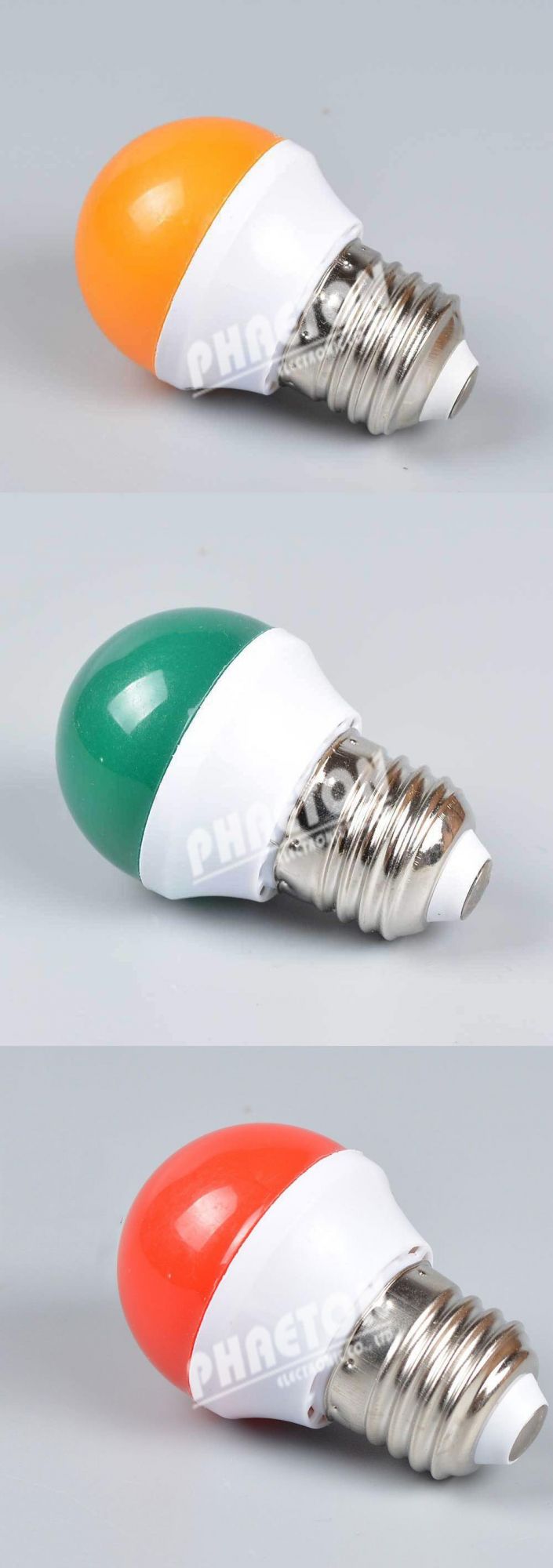 1W 3W G45 LED Color Bulb, Holiday Christmas Light